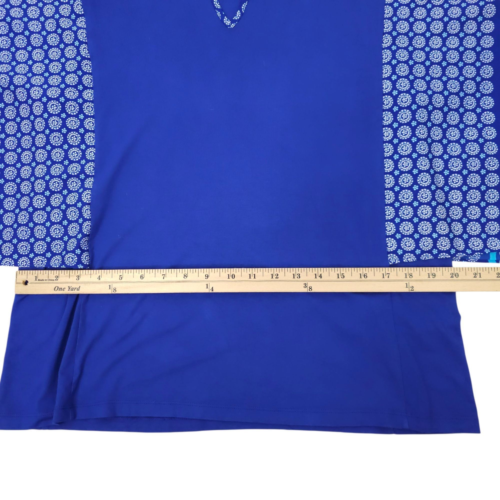 Chicos Chicos Pullover Top Womens 2 US L Paisley Handkerchief Batwi Size L / US 10 / IT 46 - 3 Thumbnail