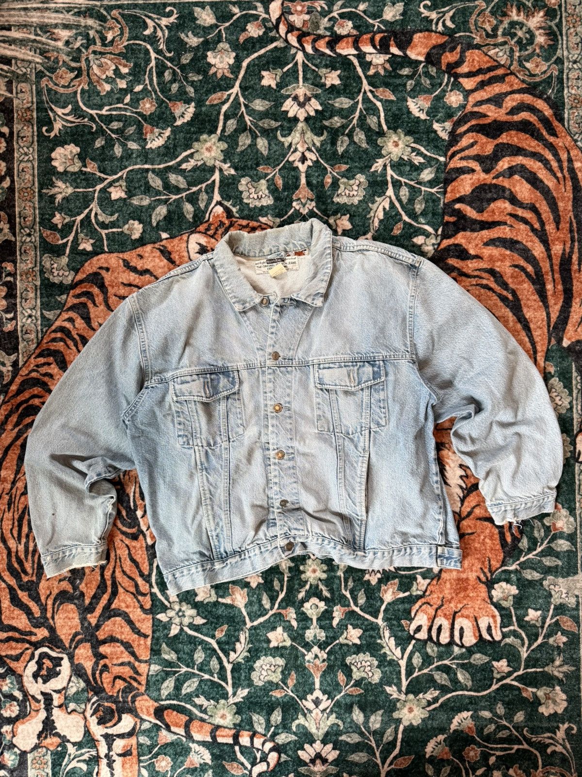 Levi's Vintage 70s Todays News Denim Jacket Size US L / EU 52-54 / 3 - 1 Thumbnail