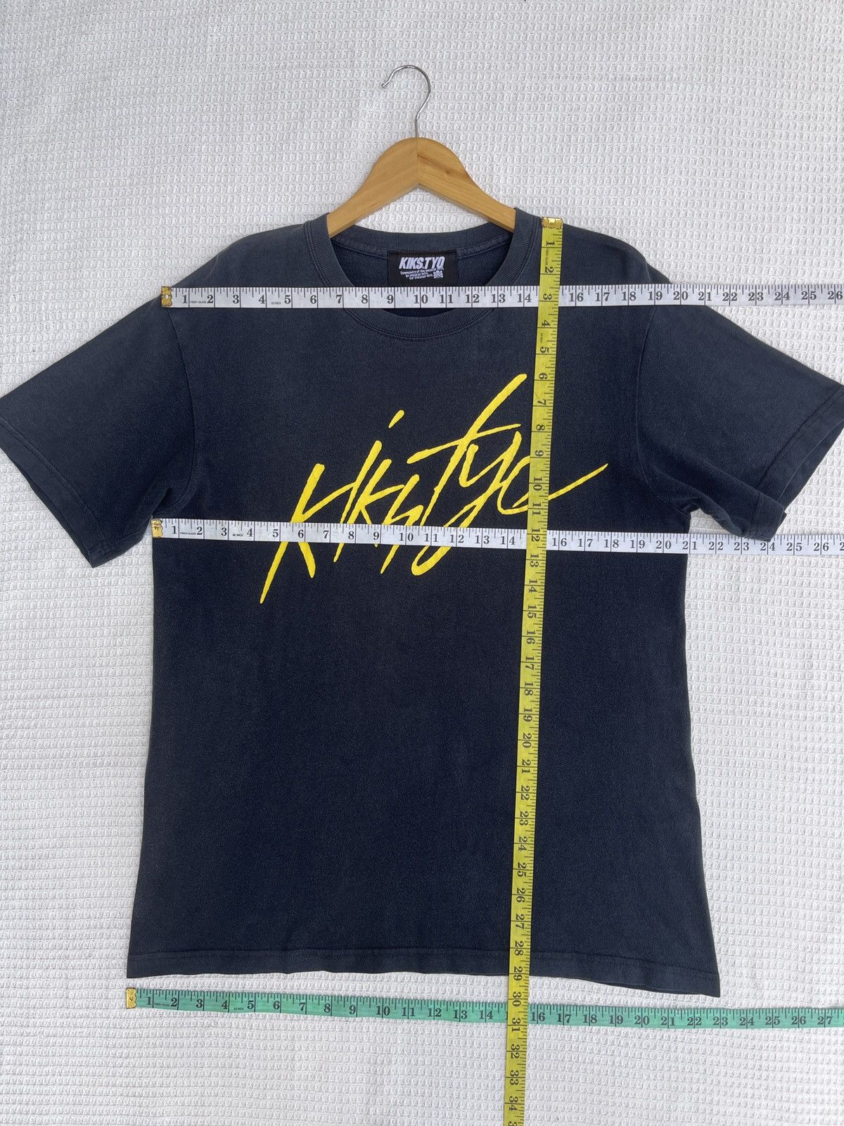 KIKS TYO Last Drop🔥Rare🔥Vintage KIKS TYO Spellout Faded Tee Size US L / EU 52-54 / 3 - 11 Thumbnail