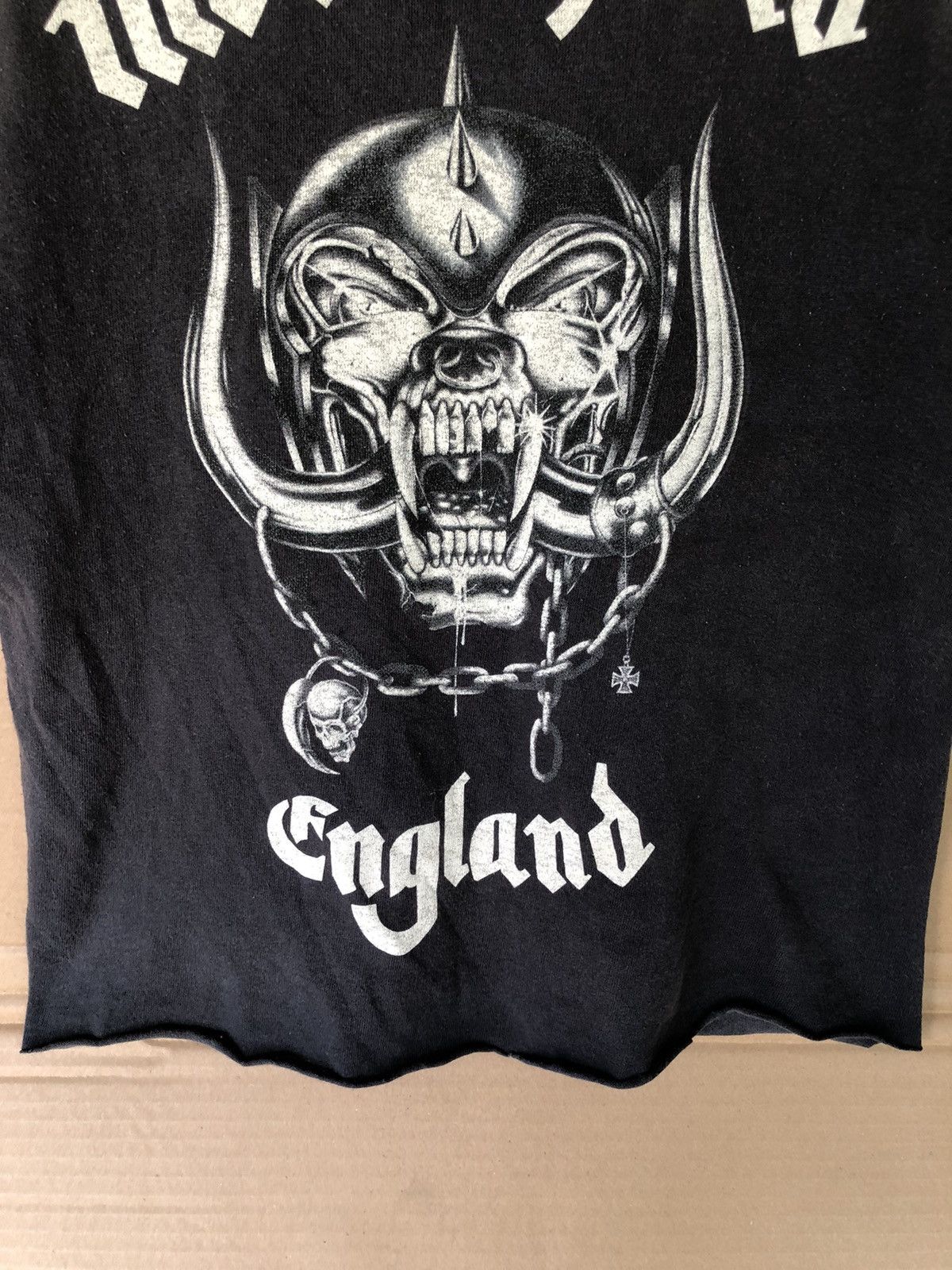 Band Tees Motorhead England Sleveeless & Crop Tshirt Style Rock Metal Size US S / EU 44-46 / 1 - 6 Thumbnail