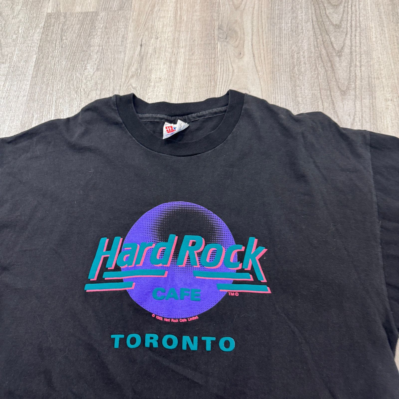 Vintage Vintage Hard Rock Cafe Toronto Shirt Men's Extra Large 1989 Size US XL / EU 56 / 4 - 3 Thumbnail
