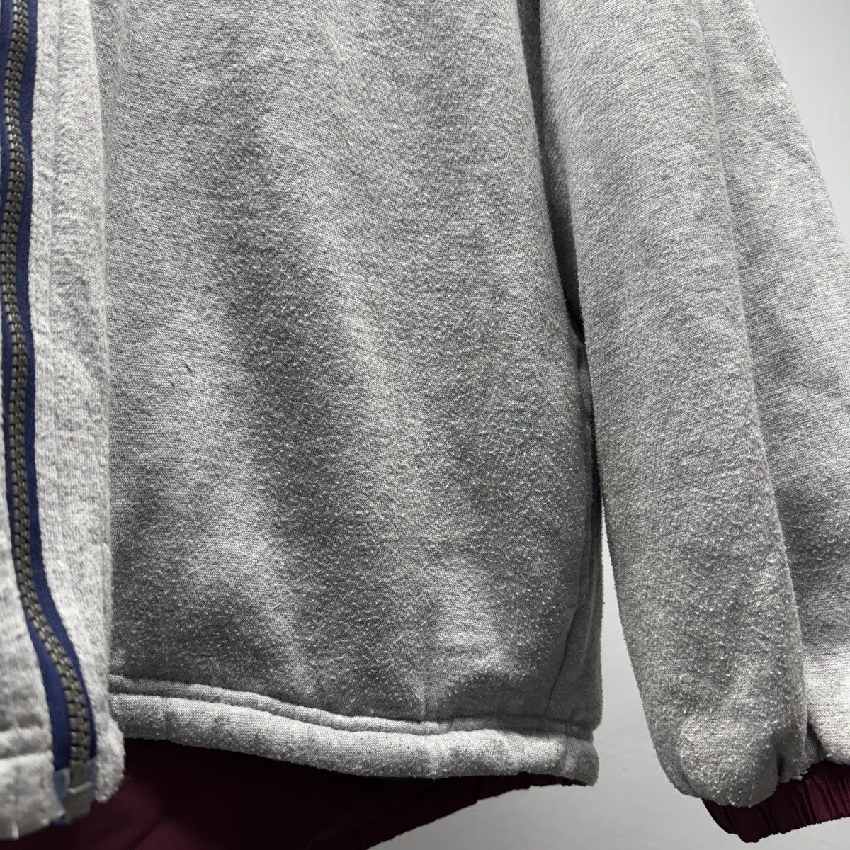 Adidas Vintage Adidas Reversible Nylon Cotton Jacket Size US XL / EU 56 / 4 - 5 Thumbnail