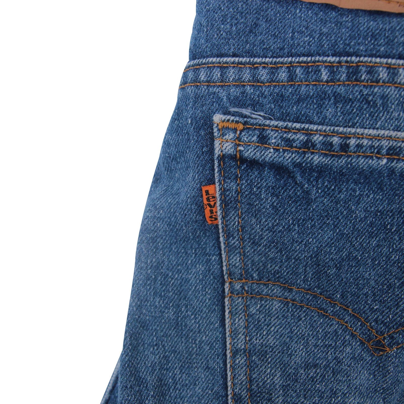Levi's × Vintage Vintage Levis 517 Orange Tab Denim Jeans Size US 32 / EU 48 - 7 Thumbnail