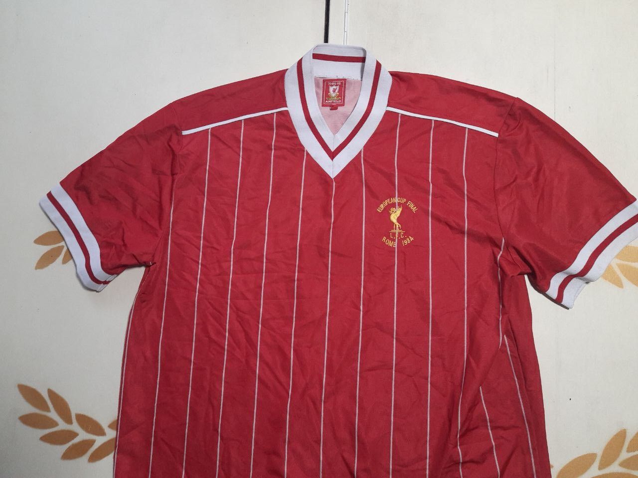 Other Anfield Liverpool Jersey European Cup Final Rome 1984 Size US XL / EU 56 / 4 - 3 Thumbnail
