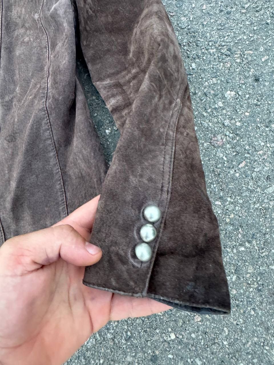 Designer × Vintage Vintage Y2K brown LEATHER jacket Size XL / US 12-14 / IT 48-50 - 3 Thumbnail