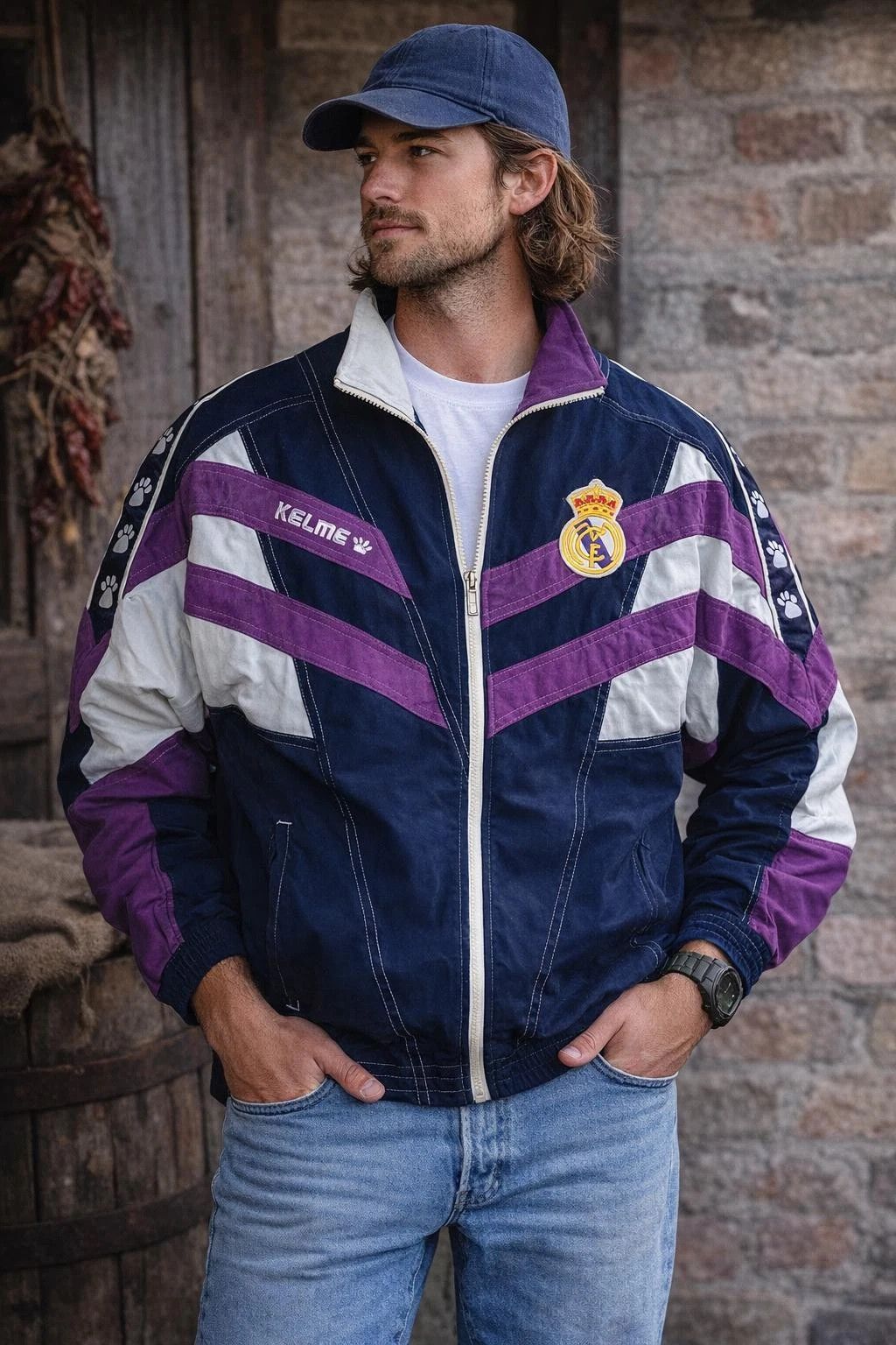Other Real Madrid Kelme Training Jacket 90s XL Size US XL / EU 56 / 4 - 1 Thumbnail