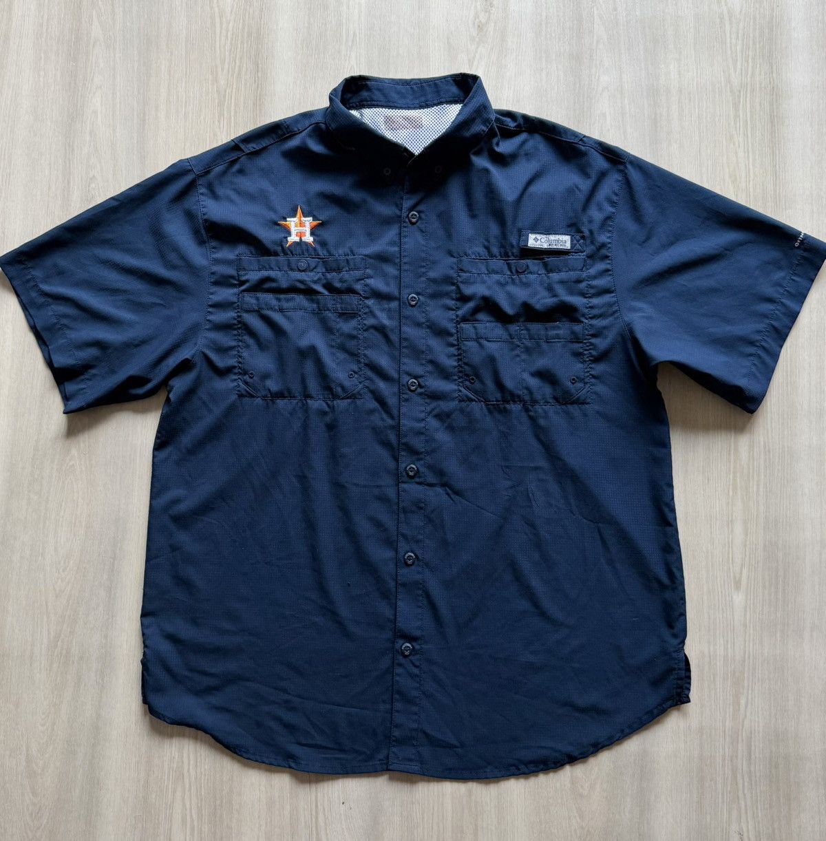 Columbia Houston Astros Columbia PFG Fishing Shirt Sz L *flaws Size US L / EU 52-54 / 3 - 1 Thumbnail