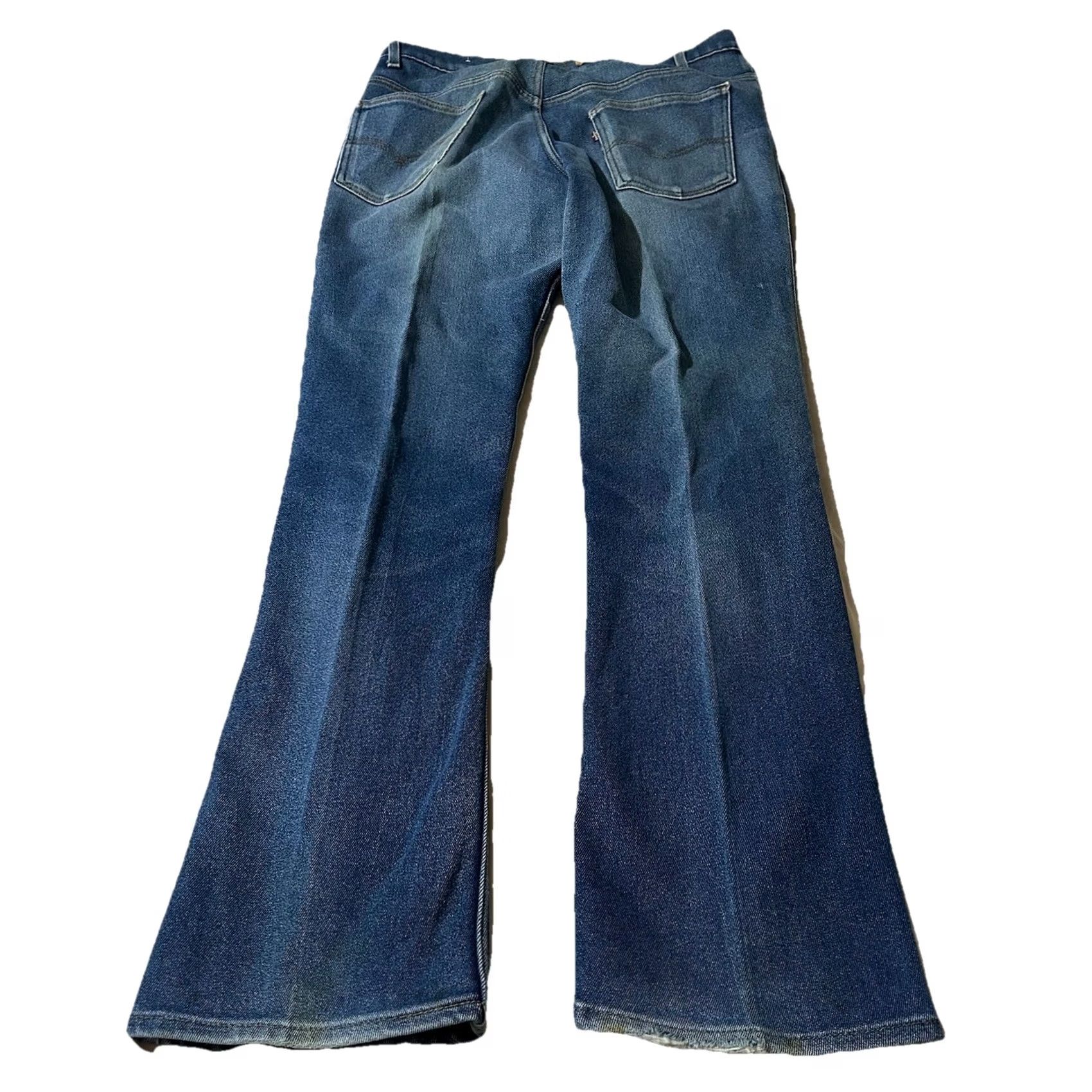 Levi's VINTAGE Levi's 517 Bootcut Jeans Men 36 X 34 Blue 80s Flare Worn Faded 517 Bootcut Jeans Mens Size US 36 / EU 52 - 2 Thumbnail