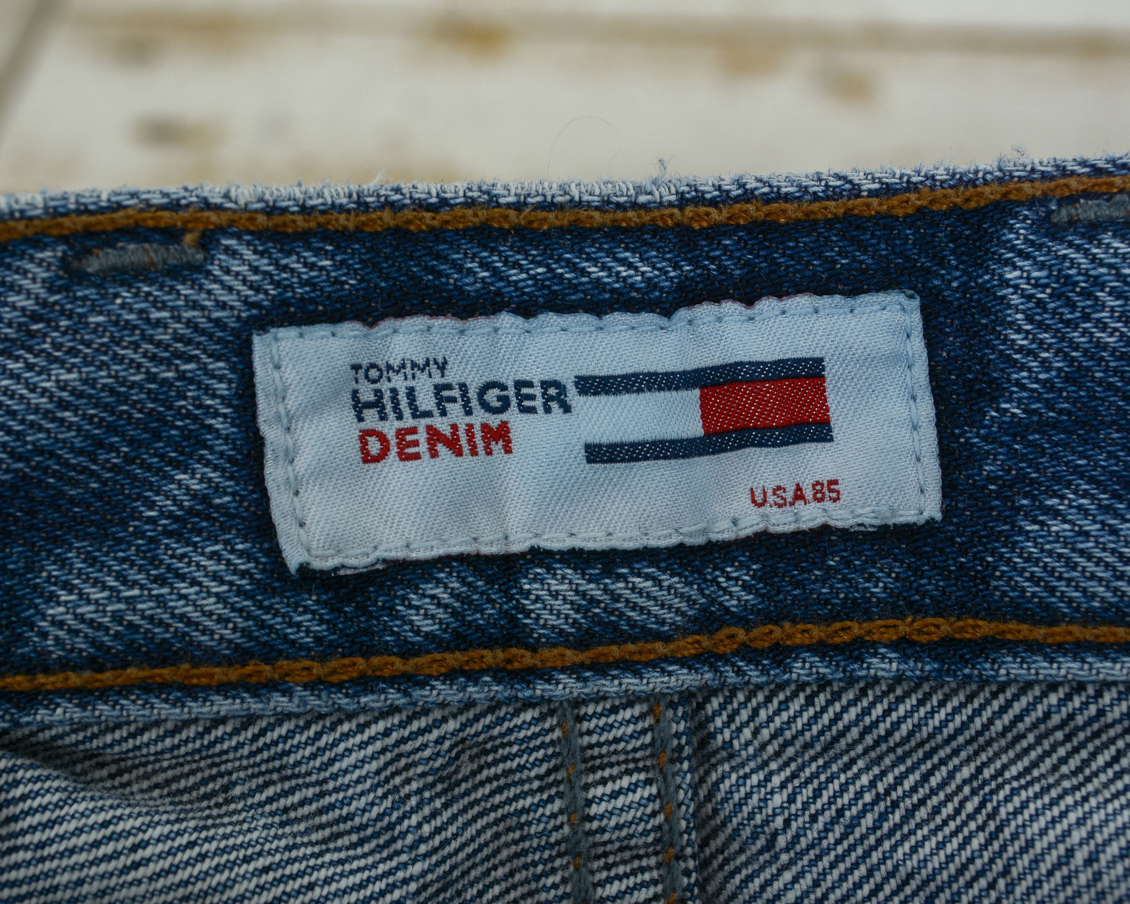 Tommy Hilfiger Flag Men W36 L34 Regular Straight Jeans Denim Pants Trousers Size US 36 / EU 52 - 6 Thumbnail