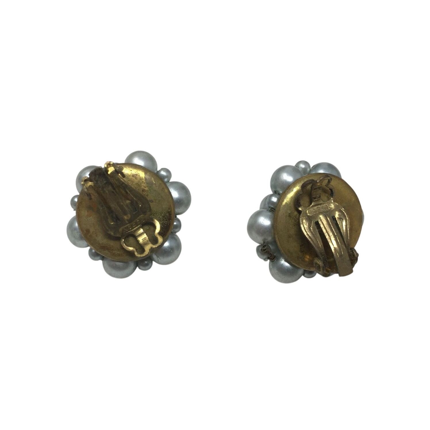 Other Women's Vintage Clip On Cluster Earrings Size ONE SIZE - 2 Thumbnail
