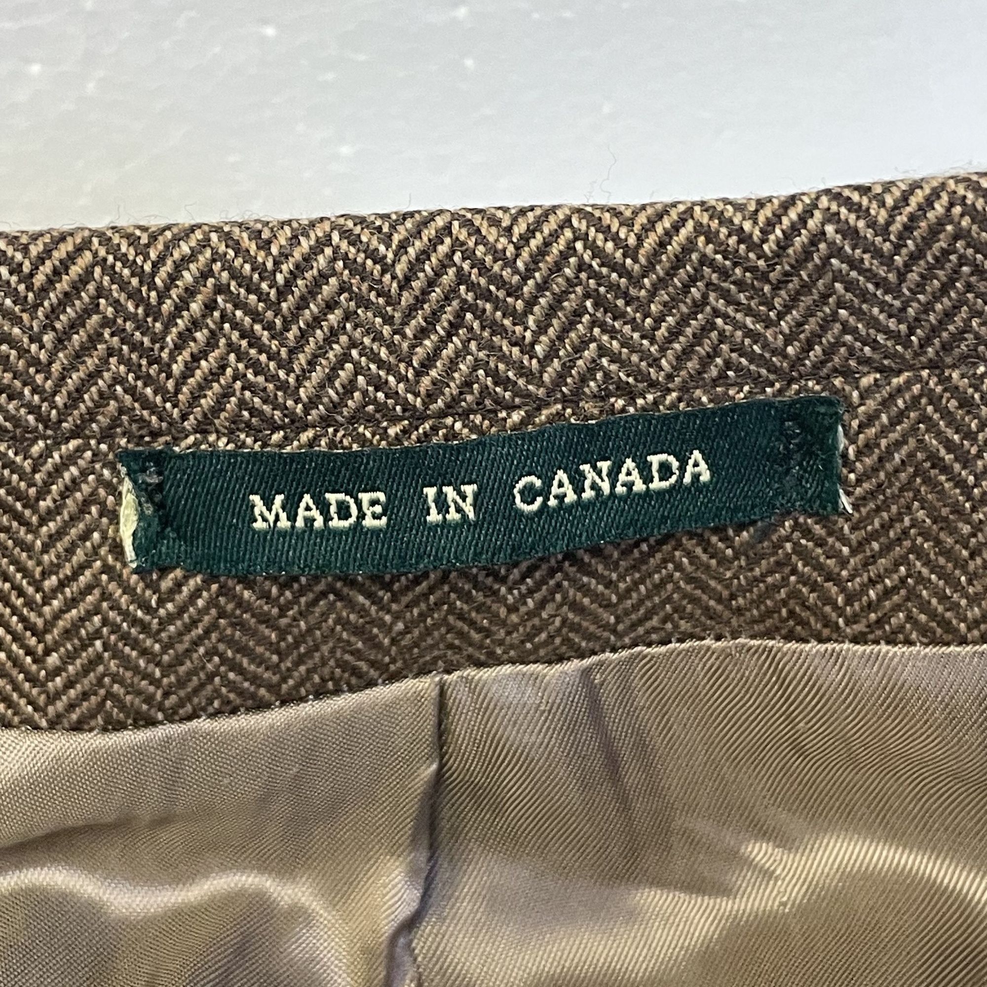 Ralph Lauren Vtg Ralph Lauren Sport Coat HERRINGBONE Lambswool Jacket Size 44L - 4 Thumbnail