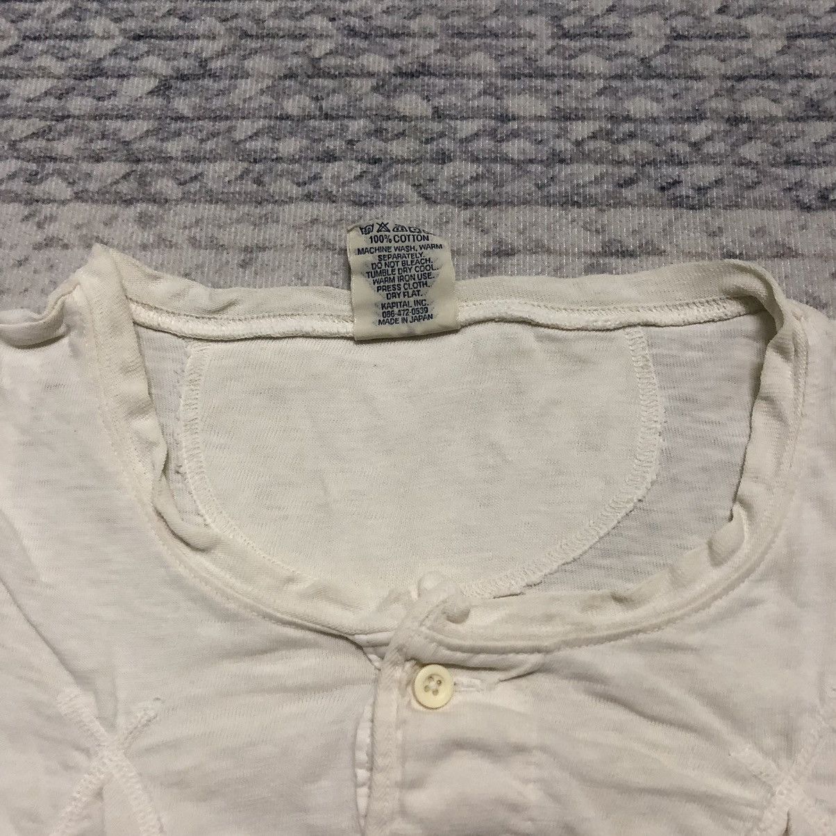 Kapital × Kapital Kountry × Vintage Rare Distressed Vintage Kapital Button Up Tees Size US XXS / EU 40 - 19 Thumbnail