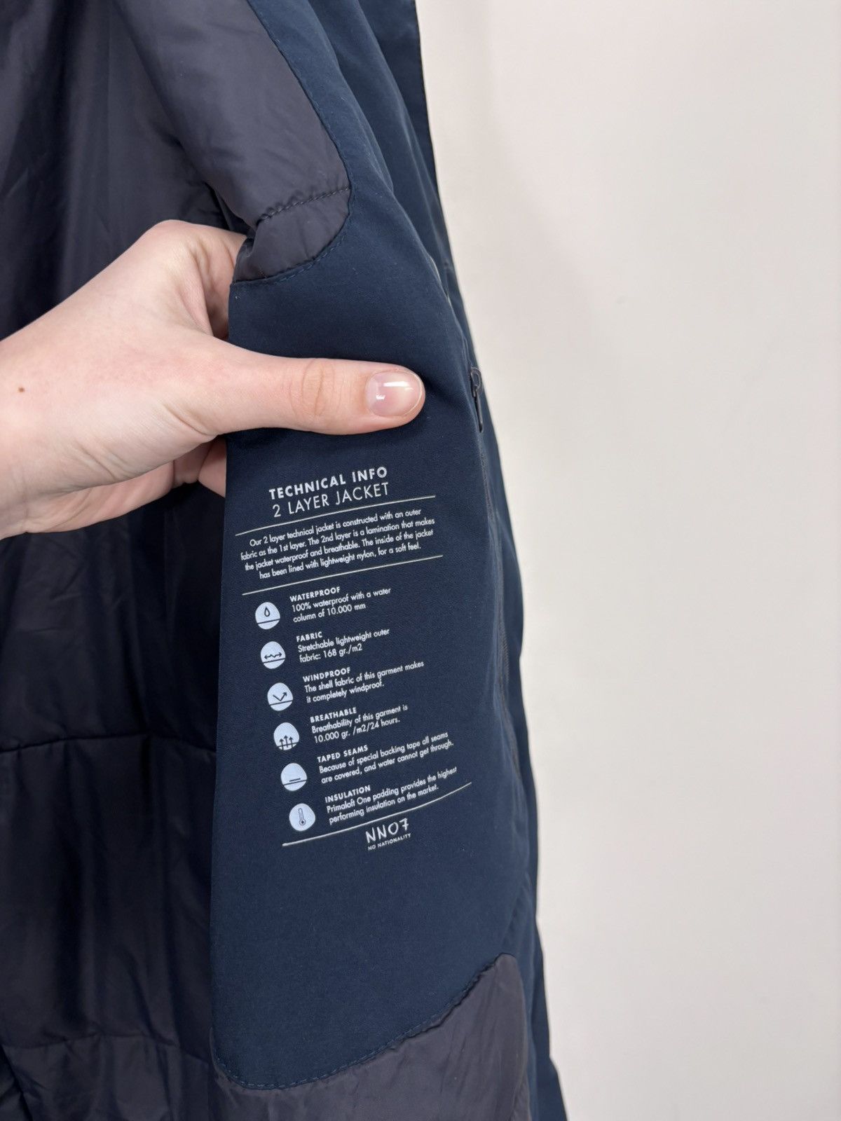 NN07 NN07 No Nationality Men’s Technical Waterproof Jacket Coat Size US L / EU 52-54 / 3 - 15 Thumbnail
