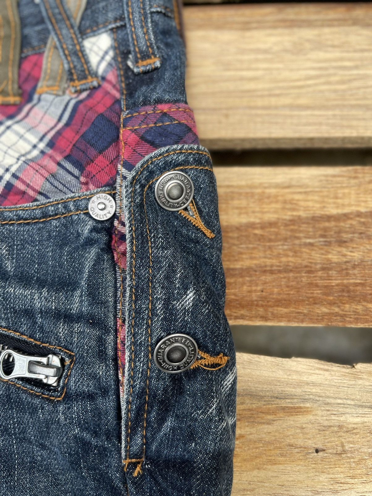 If Six Was Nine × Japanese Brand × Le Grande Bleu (L.G.B.) Japanese Vintage Double Waist If six Was Nine Style Jeans Size US 30 / EU 46 - 6 Thumbnail