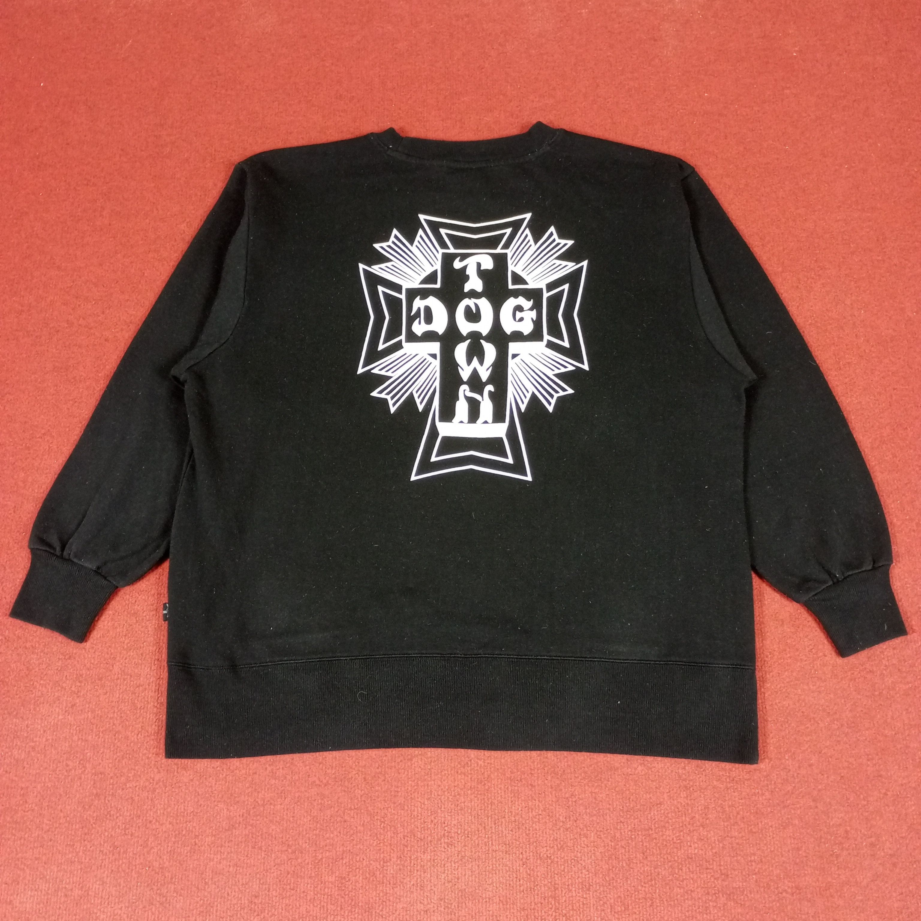 Dogtown × Vintage Dogtown Sweatshirt Streetwear Skateboard Style Size US XL / EU 56 / 4 - 1 Thumbnail