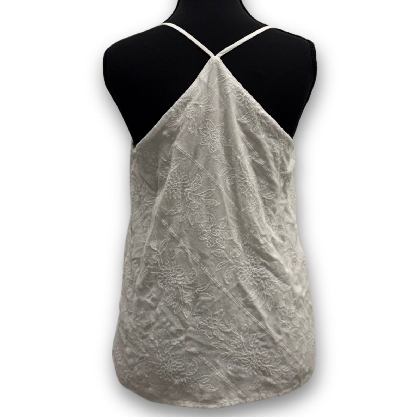 Loft Vintage Loft Embroidered Floral Cami Top | Women's XS Size XS / US 0-2 / IT 36-38 - 2 Thumbnail