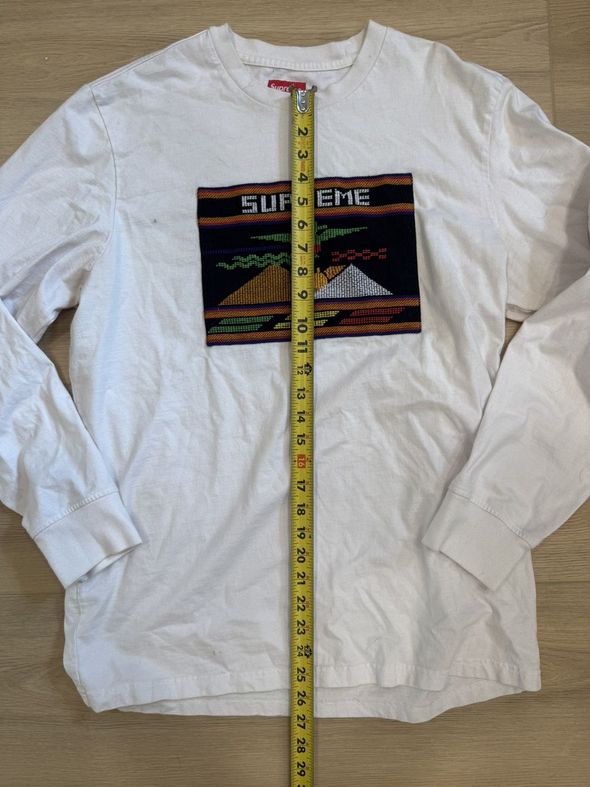 Other SUPREME Spell Out T Shirt Top Size Medium Needlepoint Patch Size US L / EU 52-54 / 3 - 5 Thumbnail