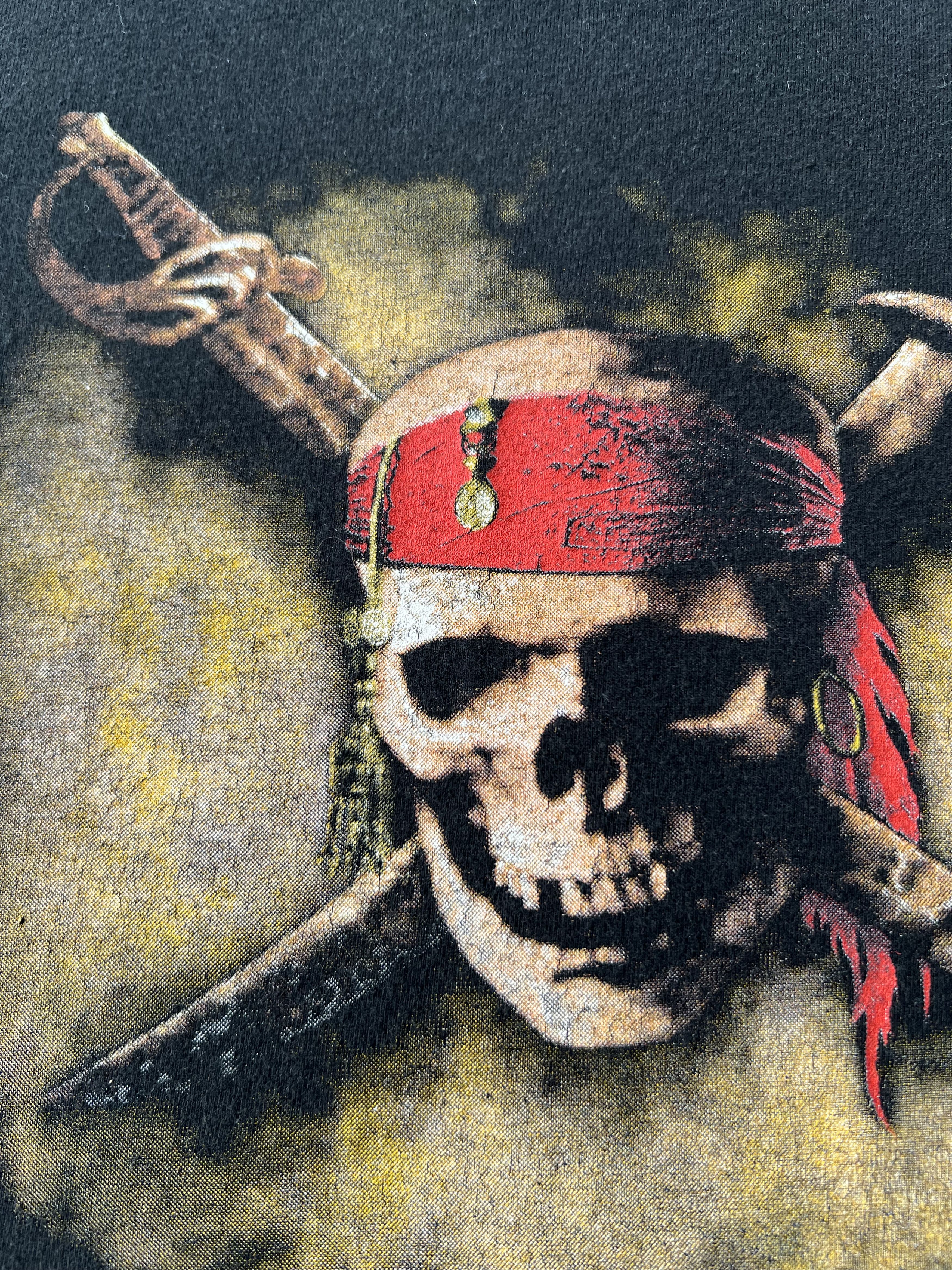 Vintage Pirates of the Caribbean The Curse of the Black Pearl Disney Size US L / EU 52-54 / 3 - 5 Thumbnail