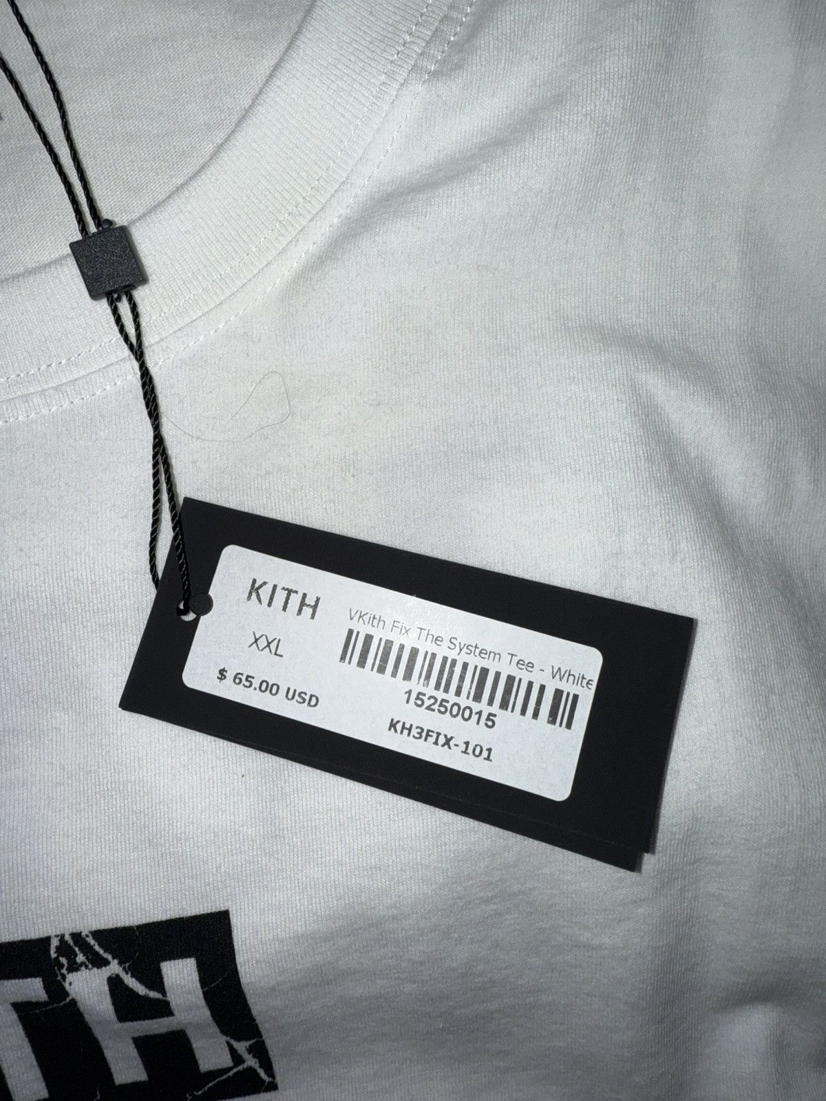 Kith Kith Fix The System Tee XXL White Size US XXL / EU 58 / 5 - 4 Thumbnail