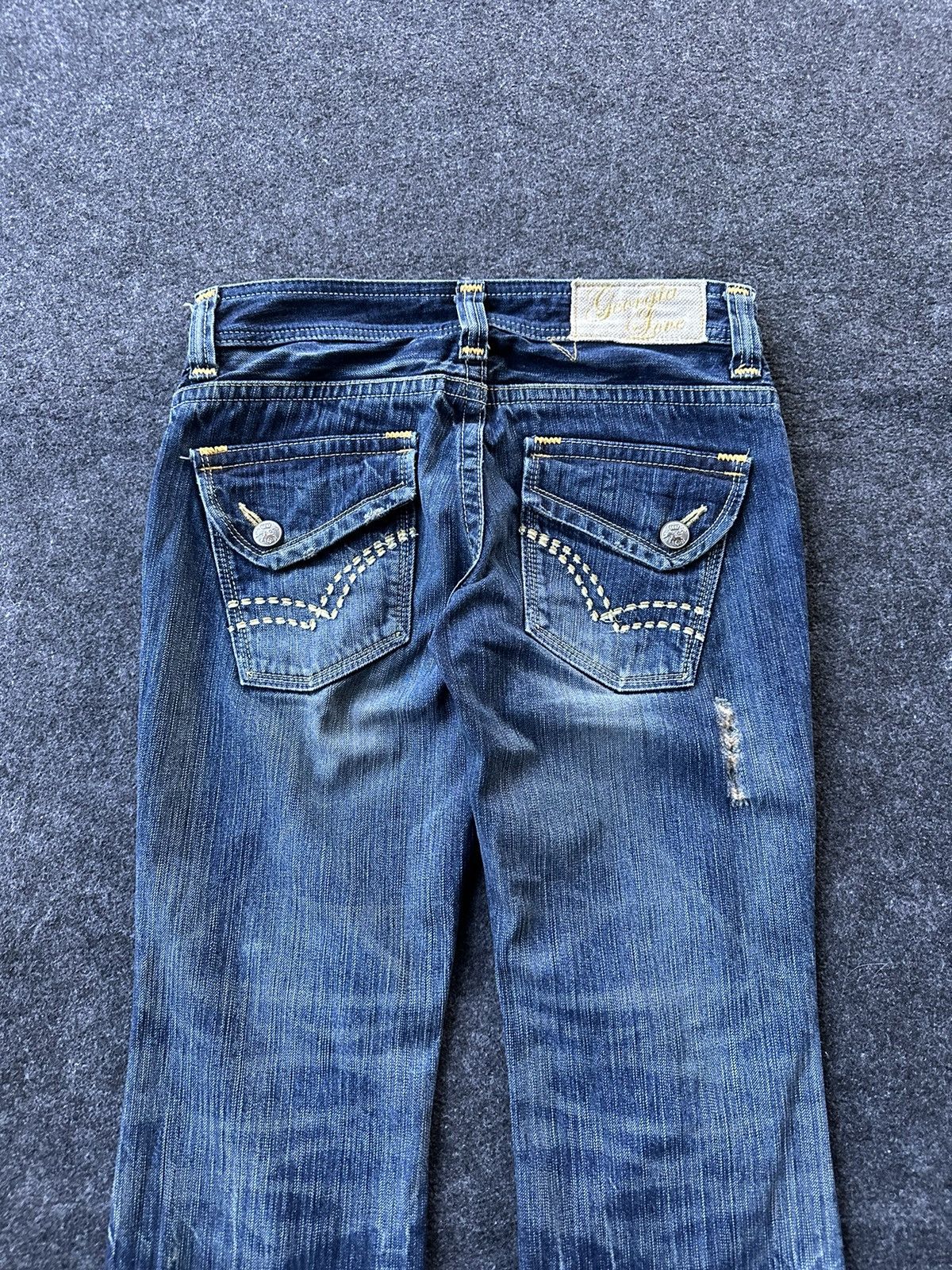 14th Addiction × Beauty Beast × If Six Was Nine Vintage Flare Georgia Love Denim D231 Size US 28 / EU 44 - 6 Thumbnail
