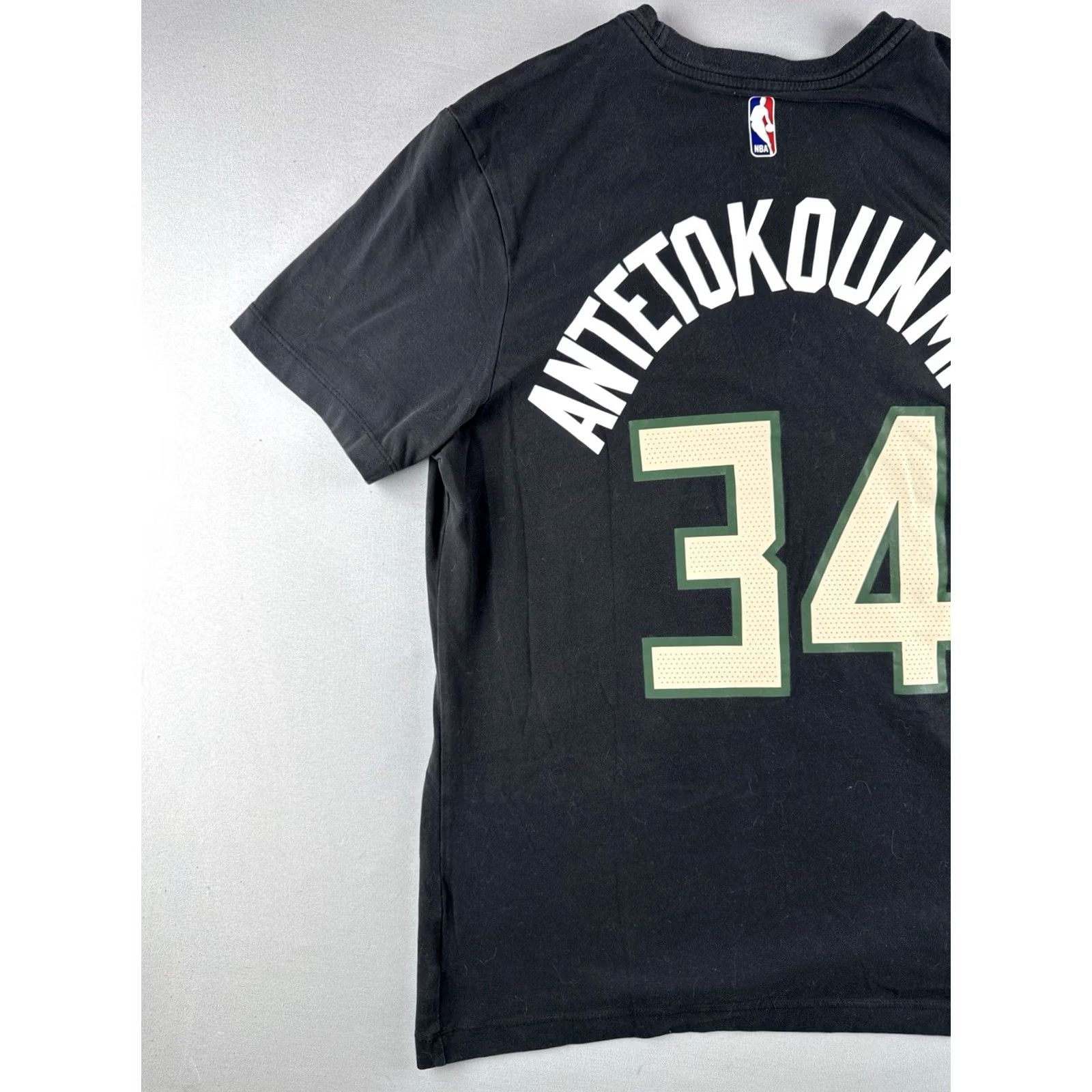 Nike Nike Giannis 34 Milwaukee Bucks T Shirt Black NBA Basketball Tee Size M Size US M / EU 48-50 / 2 - 7 Thumbnail