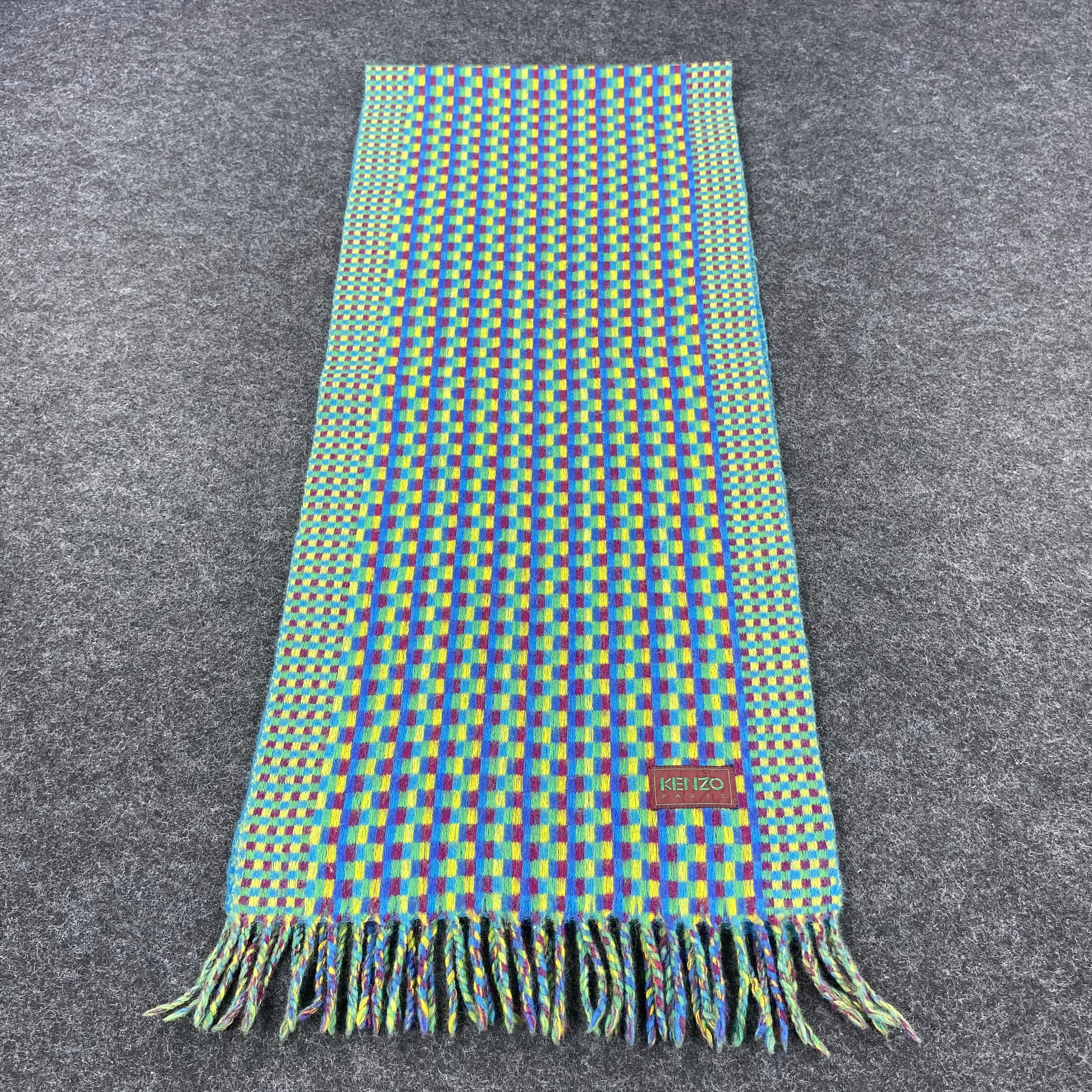 Kenzo × Vintage GF10276 Kenzo Scarf Neck Wear Muffler Size ONE SIZE - 4 Thumbnail