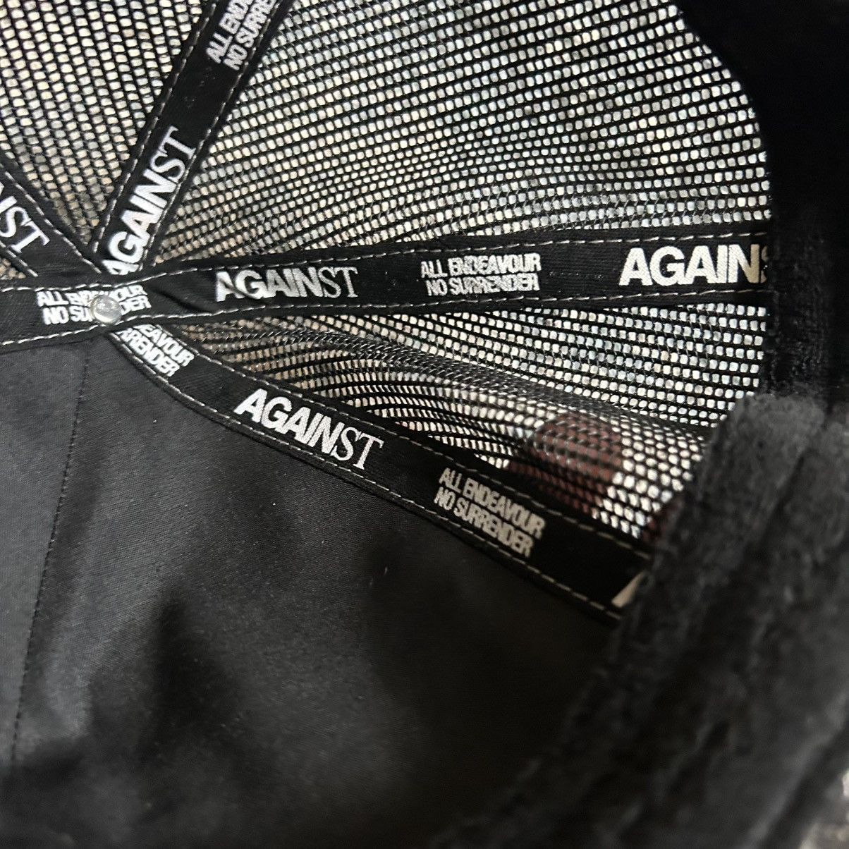 Vintage AGAiNST LAB MALAYSiA TATTOO DENiM TRUCKER CAP iNDiE SLEAZE Size ONE SIZE - 9 Thumbnail