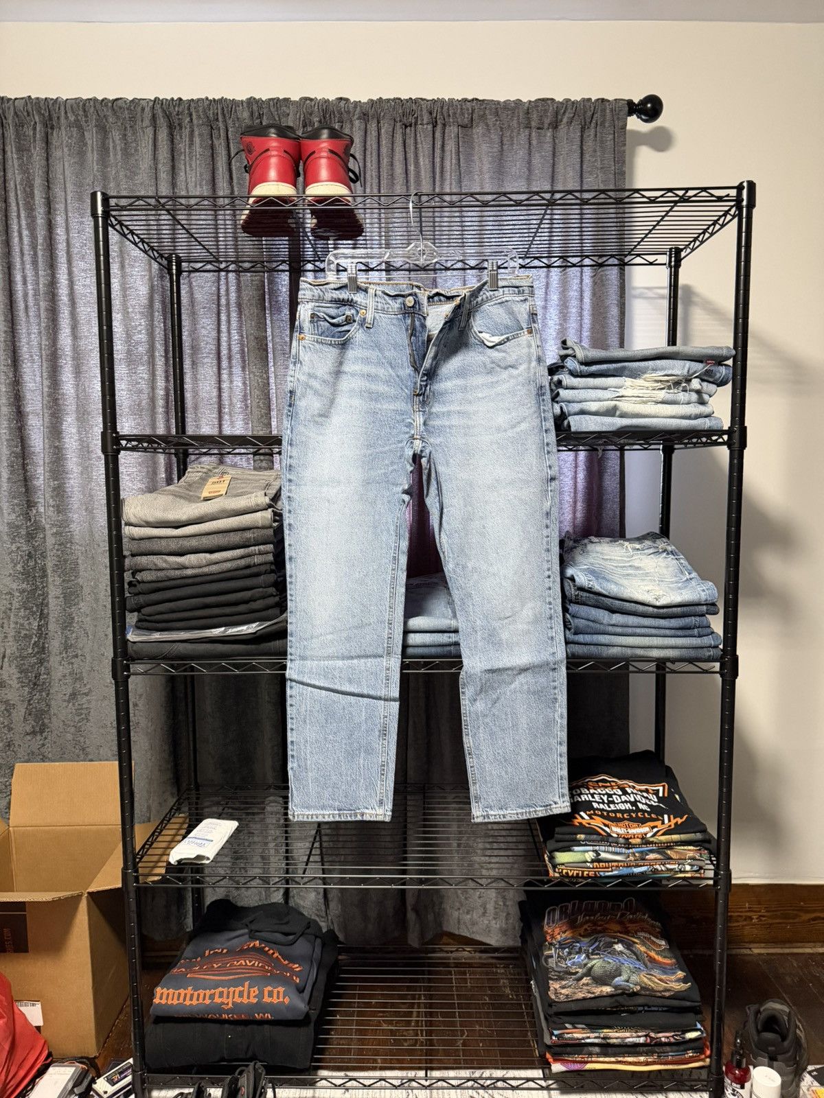 Levi's Levi’s 541 Original Zipper Fly Faded Washed Distressed 33x32 Size US 33 - 1 Thumbnail
