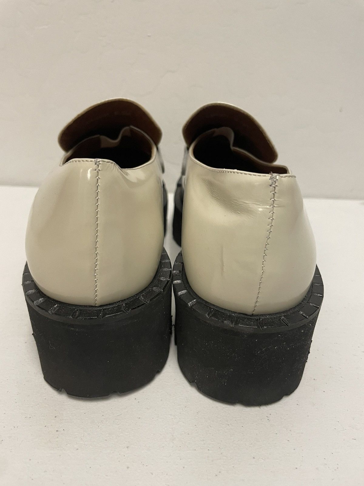 Aquatalia Chunky Lug Sole Glossy Penny Loafer Size US 9.5 / IT 39.5 - 3 Thumbnail