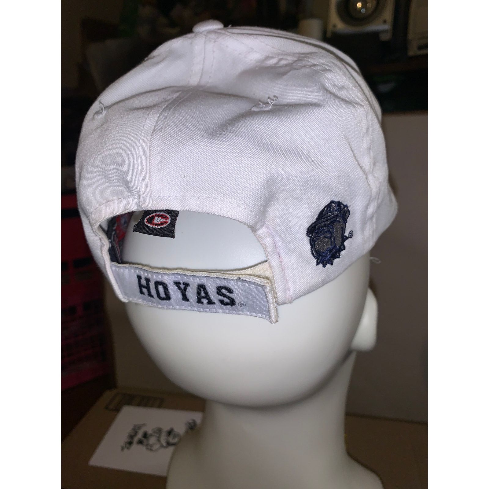 Colosseum Athletics Georgetown Hoyas Hat White Adjustable NCAA Colosseum Size ONE SIZE - 4 Thumbnail