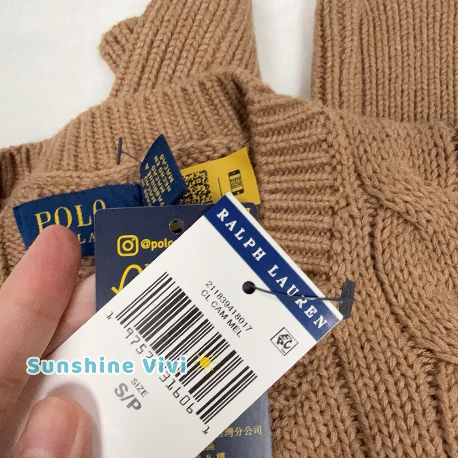 Polo Ralph Lauren NWT Polo Ralph Lauren Cable-Knit Cotton Cardigan Camel Women Size S / US 4 / IT 40 - 5 Thumbnail