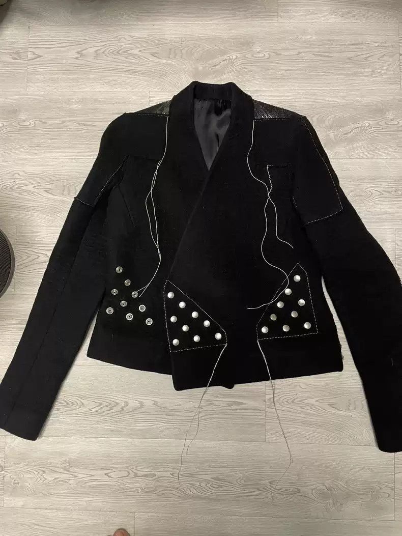 Rick Owens Rick Owens Show wool fringed jacket-2505 Size US M / EU 48-50 / 2 - 1 Thumbnail