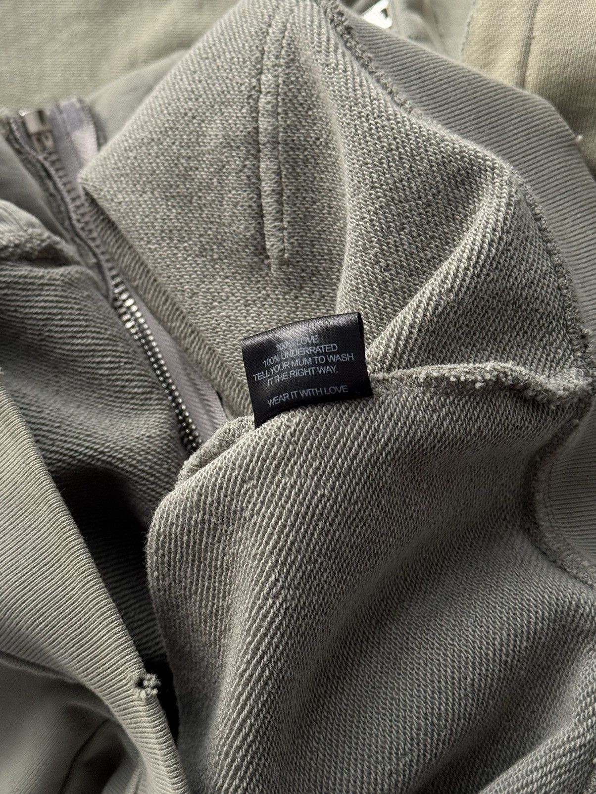 No Faith Studios NFS SPLIT ZIP JACKET LIGHT GREEN Zip Up Hoodie no faith Stu Size US L / EU 52-54 / 3 - 17 Thumbnail