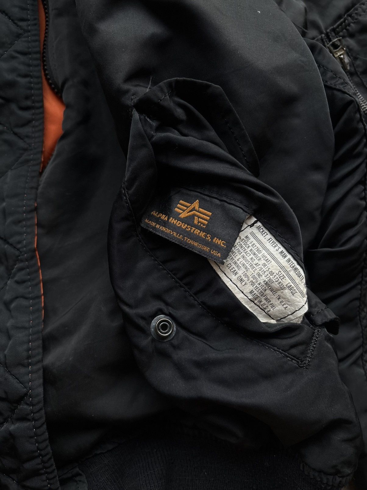 Alpha Industries Black!! Alpha Industries Ma-1 Bomber Flight Jacket Size L Size US L / EU 52-54 / 3 - 6 Thumbnail