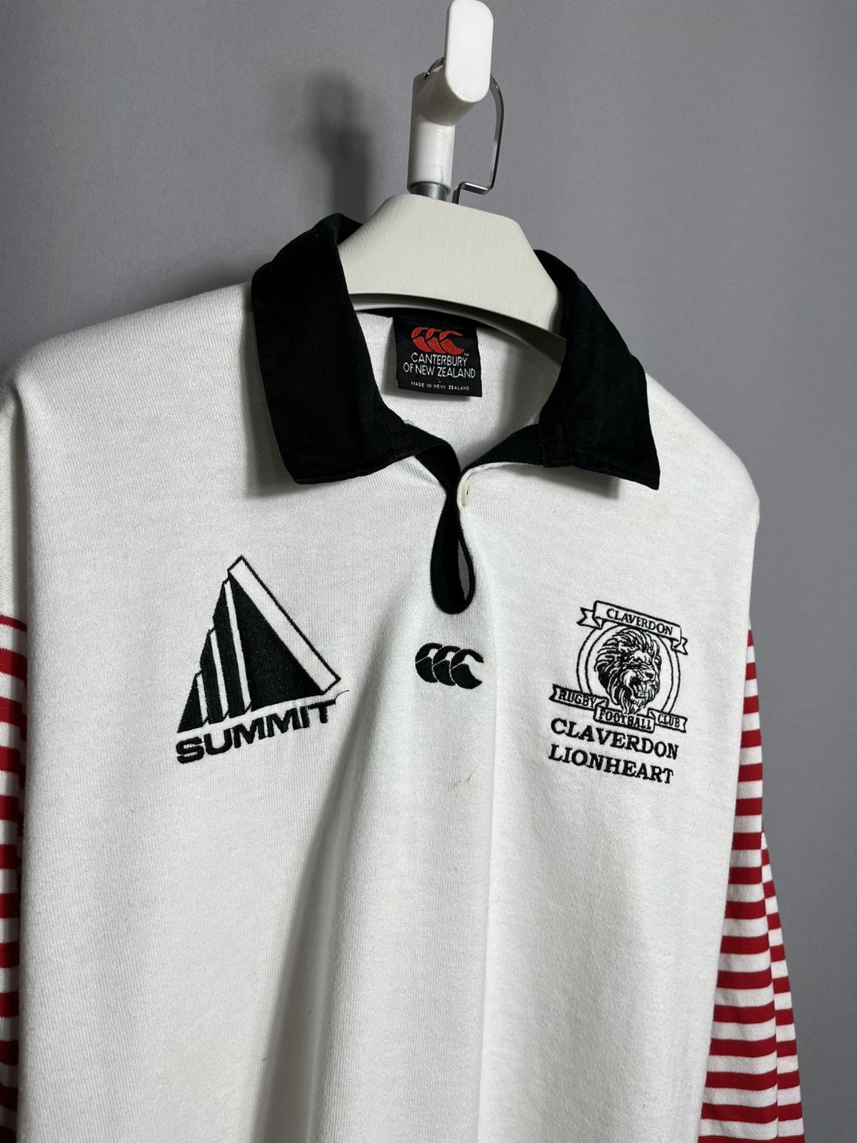 Canterbury of New Zealand Claverdon RFC Canterbury vintage lionheart 1990s long sleeve Size US L / EU 52-54 / 3 - 2 Thumbnail
