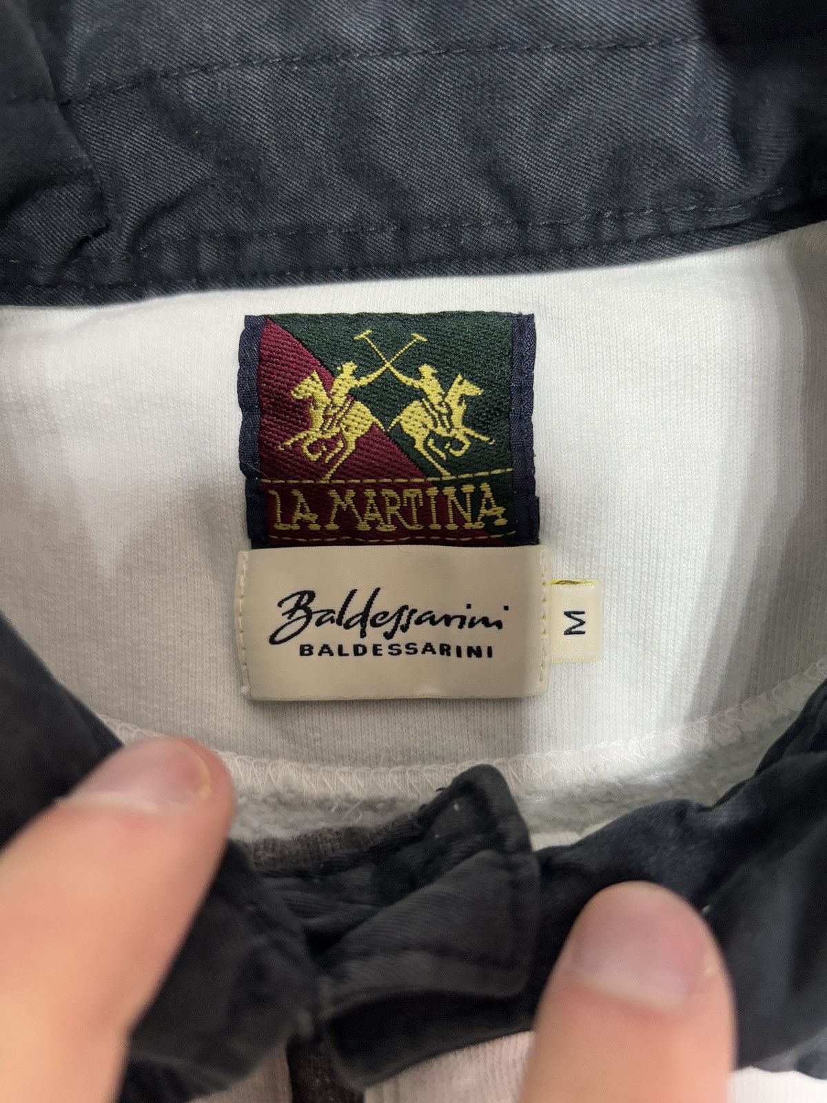 Baldessarini × La Martina × Vintage La Martina Rugby Baldessarini Polo Team Vintage Size US M / EU 48-50 / 2 - 13 Thumbnail