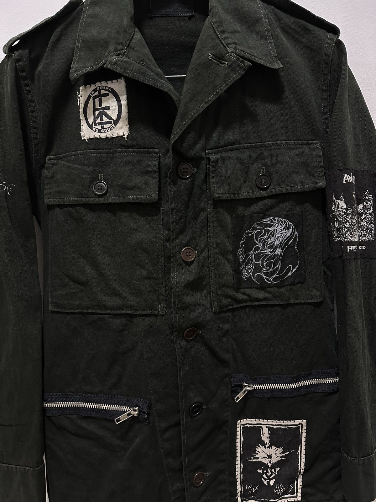 Vintage Vintage 60 Neirynck Holvoet Military Jacket Custom Punk Rock Size US S / EU 44-46 / 1 - 3 Thumbnail