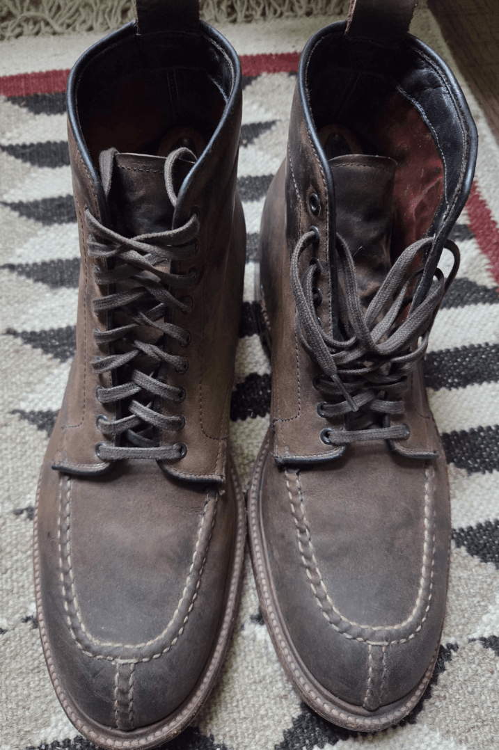 Alden Alden X Winn Perry Tobacco Chamois Tanker Boots 10D Size US 10 / EU 43 - 2 Thumbnail
