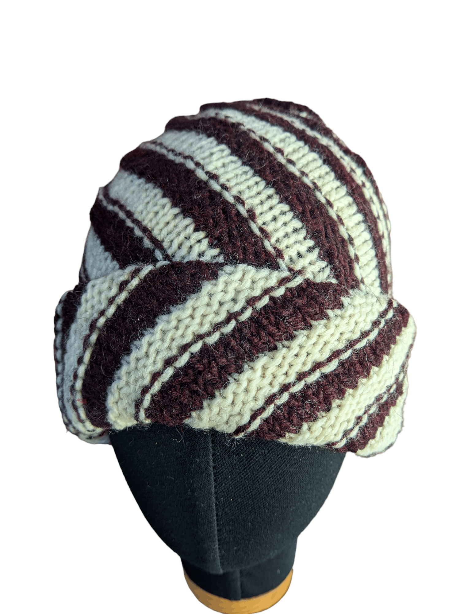 Solid and Striped Classic Stripes Knitted Beanie Hats Size ONE SIZE - 2 Thumbnail
