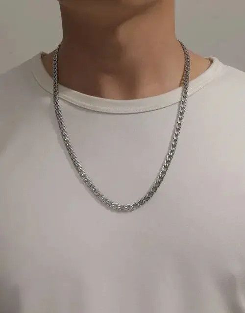 Slate & Stone Silver chain Cuban Link Chain Chrome Hearts Size ONE SIZE - 3 Thumbnail