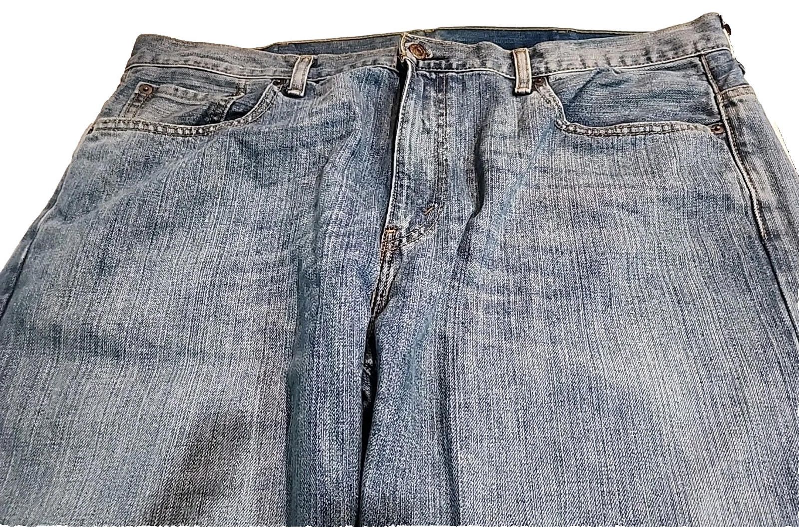 Levi's Levi's 569 Mens Jeans Actual 42Wx32L Blue Denim Size US 42 / EU 58 - 13 Thumbnail