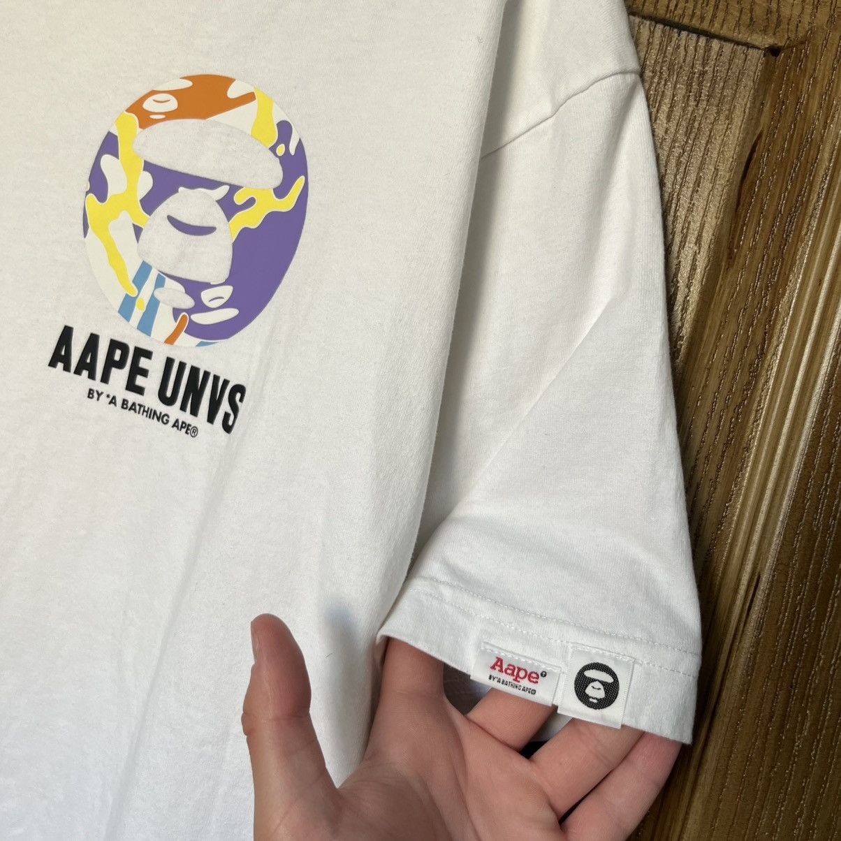 Aape Aape Bape circle logo t-shirt tee big logo Size US XL / EU 56 / 4 - 6 Thumbnail