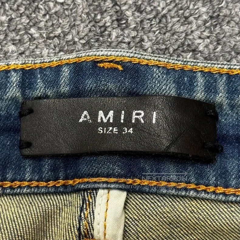 Amiri Amiri Distressed Destroyed Knife Cut Slim Fit Denim Jeans Size US 34 / EU 50 - 6 Thumbnail