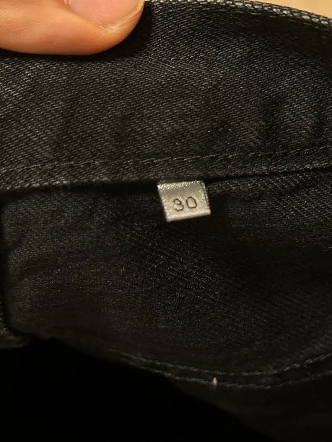 Dior Dior Homme 06SS Hedi Slimane Black Denim Jeans Size US 30 / EU 46 - 9 Thumbnail