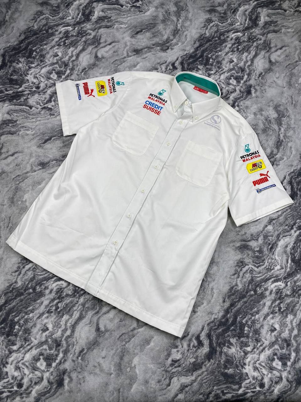 Puma Puma Sauber Petronas Malaysia F1 Racing Shirt Buttons Size US L / EU 52-54 / 3 - 10 Thumbnail