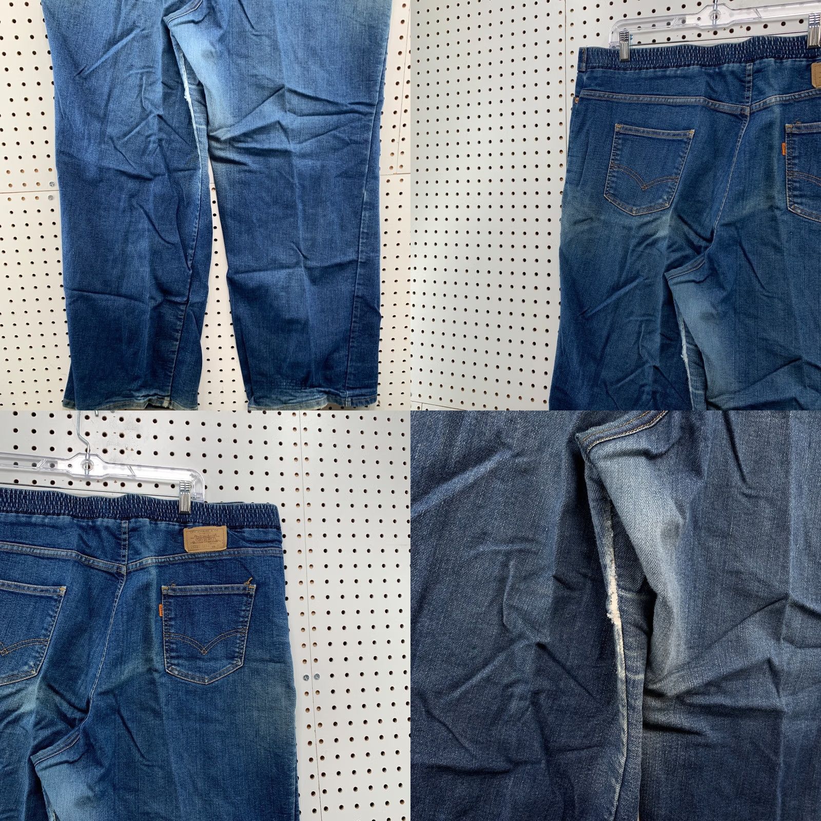 Levi's VINTAGE Levi's Jeans Men 42x31.5 Blue Denim Elastic Waist Orange Tab 29381 9116 Straight Modern Keywords Size US 42 / EU 58 - 8 Thumbnail