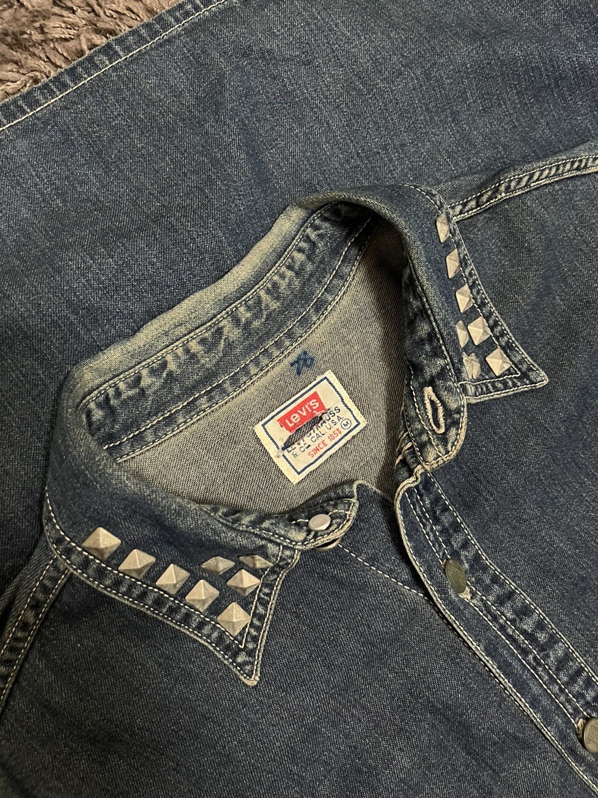 Marithe + Francois Girbaud 1990s Levis Strauss stud desingned MFG #I3 Size US M / EU 48-50 / 2 - 5 Thumbnail