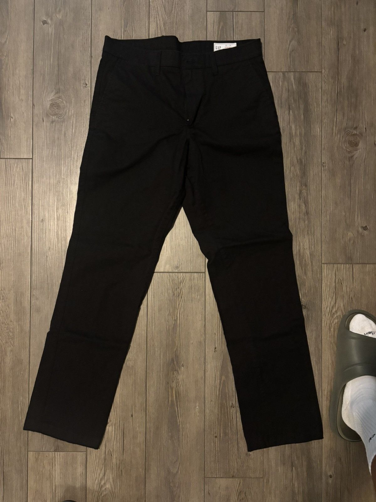 Gap Black Straight Fit Chino Size US 32 / EU 48 - 2 Thumbnail