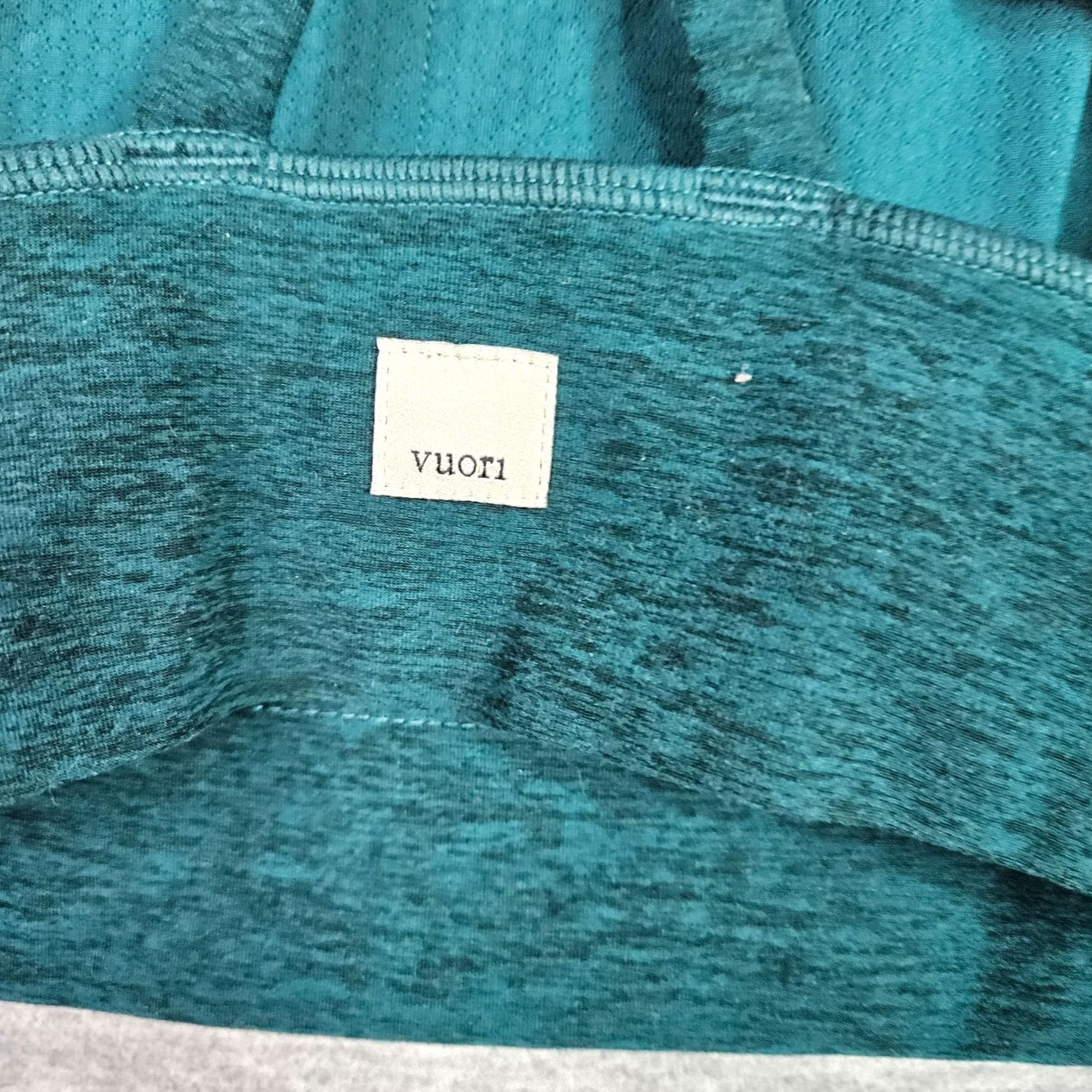 Vuori Vuori Women's Long Line Elevation Moss Heather Bra S SleeveLESS Activewear Top Sports Size ONE SIZE - 5 Thumbnail