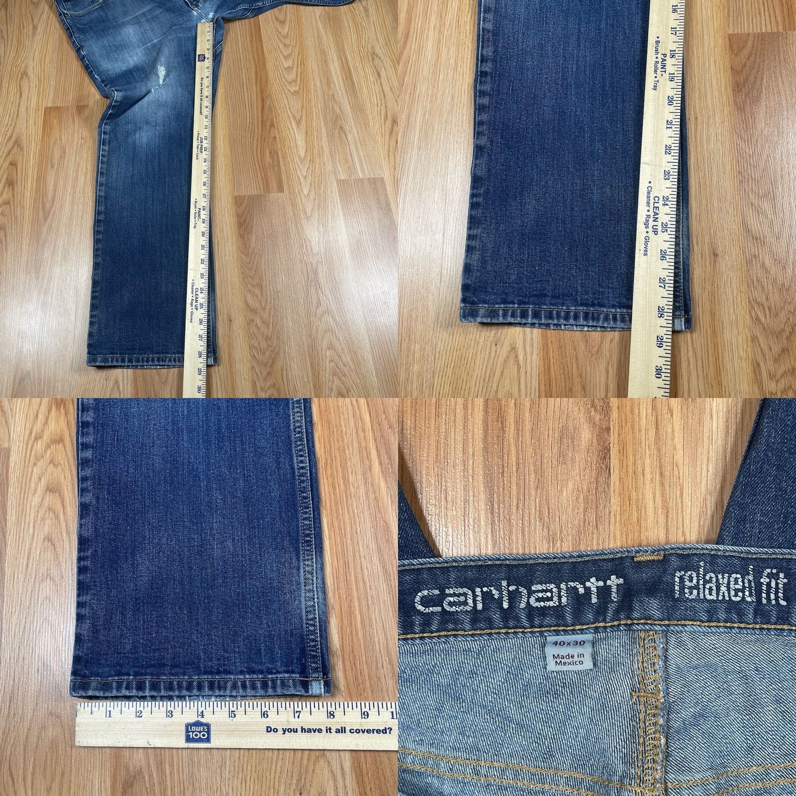 Carhartt Carhartt Jeans Pants Men’s 40Wx30L Relaxed Fit Blue Wash Denim 5-Pocket Straight Leg Casual Vintage N/A Size US 40 / EU 56 - 8 Thumbnail